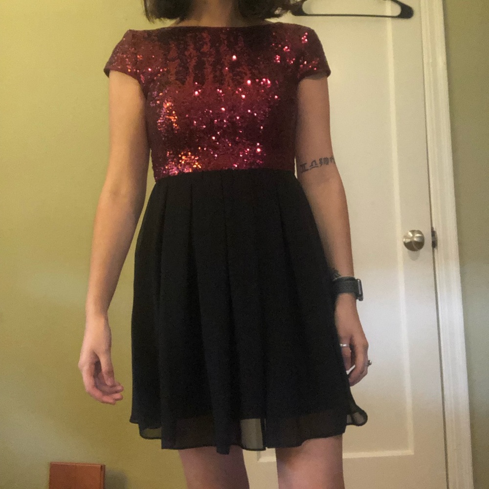 Sequin homecoming dress